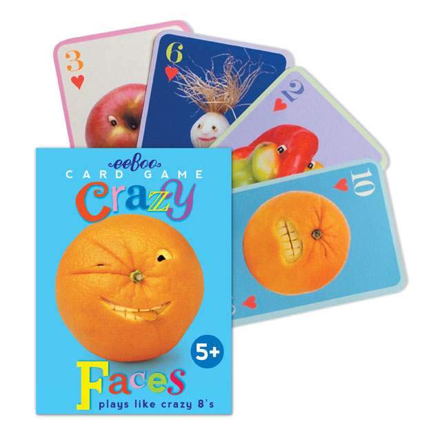 Crazy Faces Playing Cards