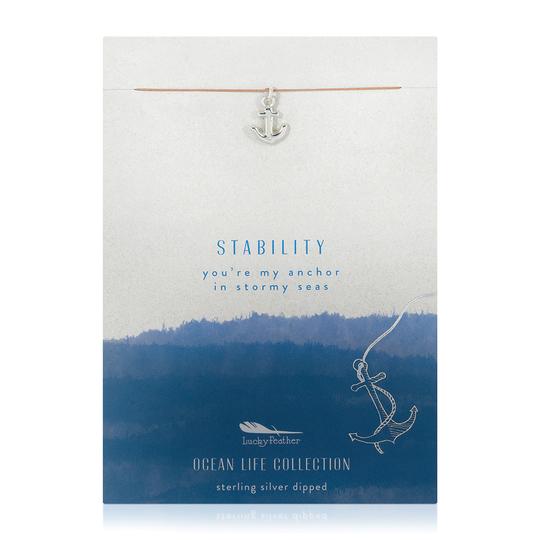Ocean Life Anchor Necklace