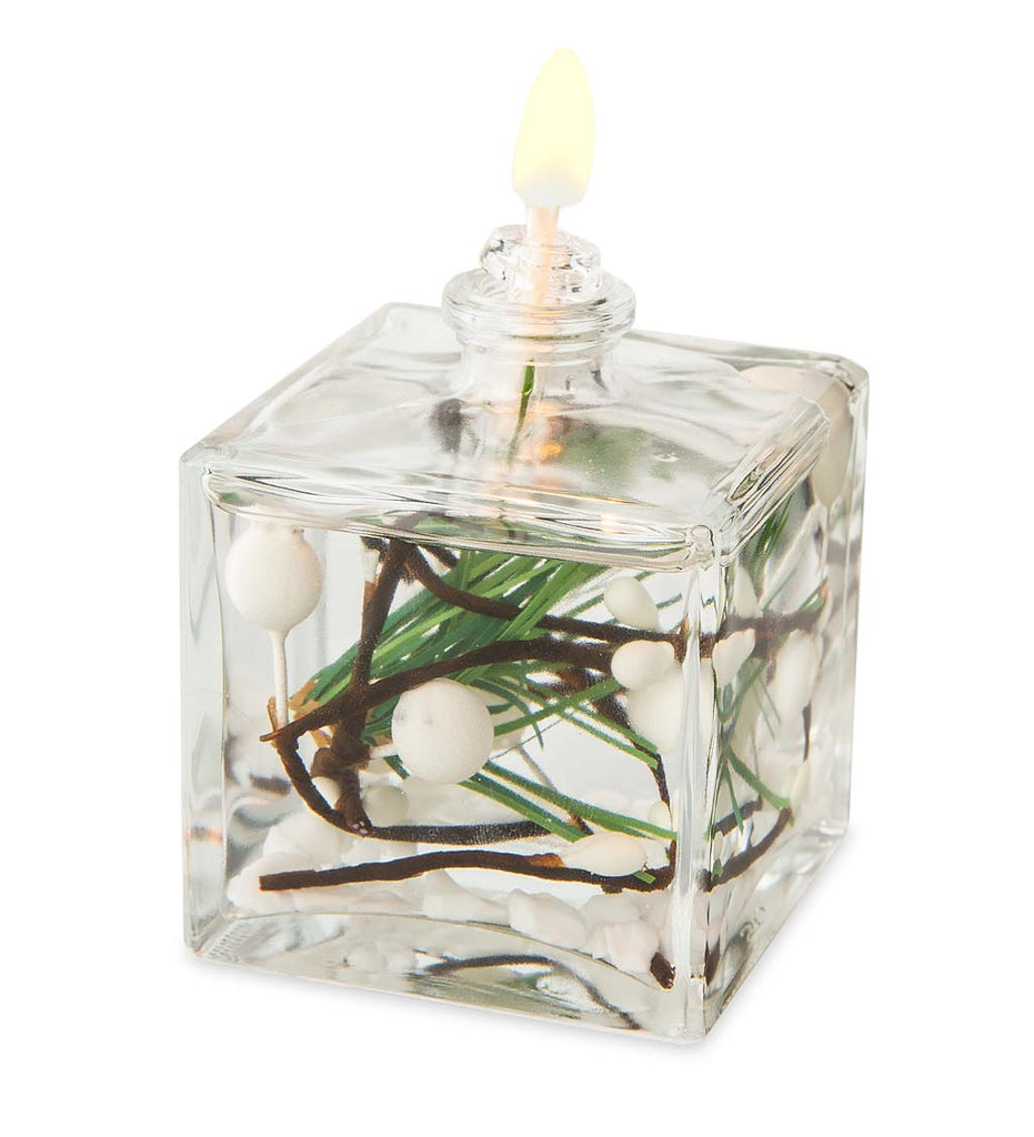 White Winterberry Cube Lifetime Candle