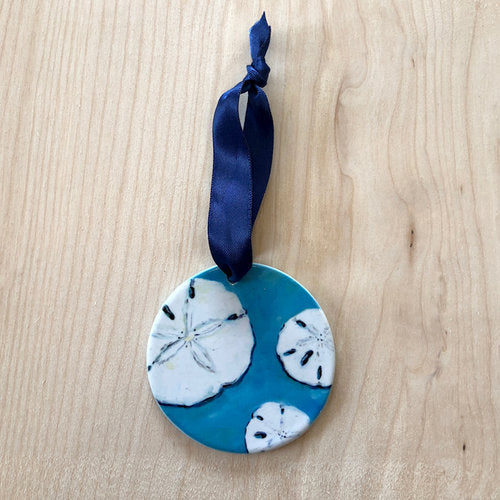 Sand Dollars Porcelain Ornament