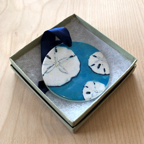 Sand Dollars Porcelain Ornament