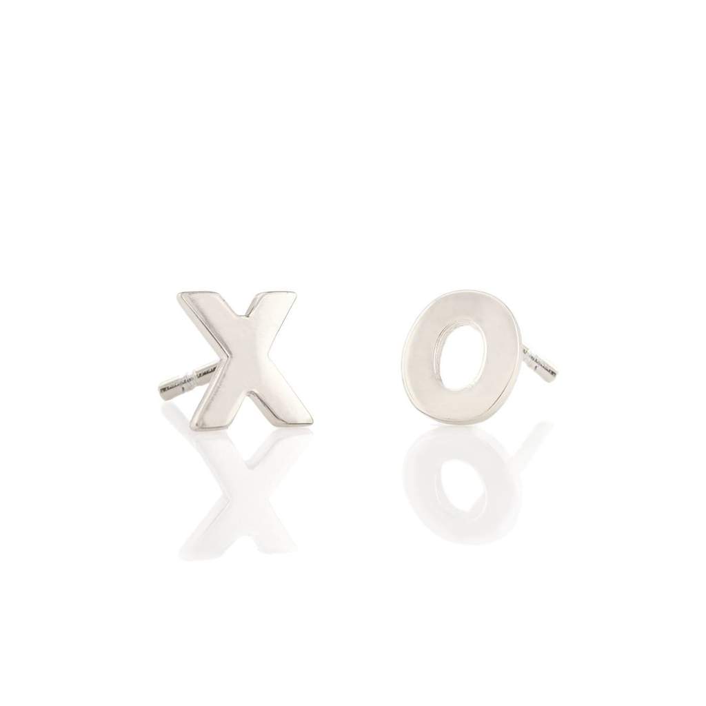 XO Stud Earrings Sterling Silver