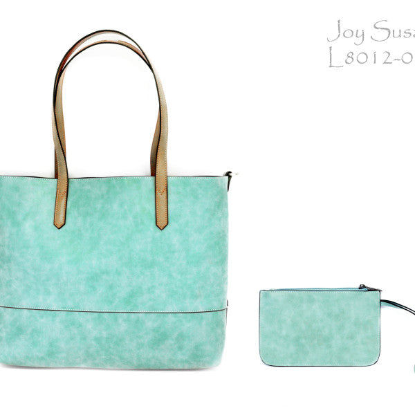 Brushed 2 in 1 Tote | Multiple Colors Available