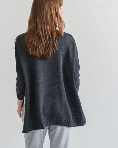 The Lisbon Traveler Sweater Storm Grey