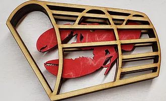 Laser-Cut Wooden Trivet
