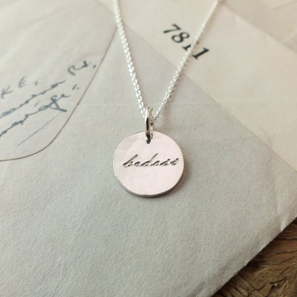 BCMING Necklace Badass Sterling