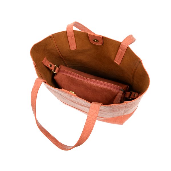 Joy Avery Python Tote