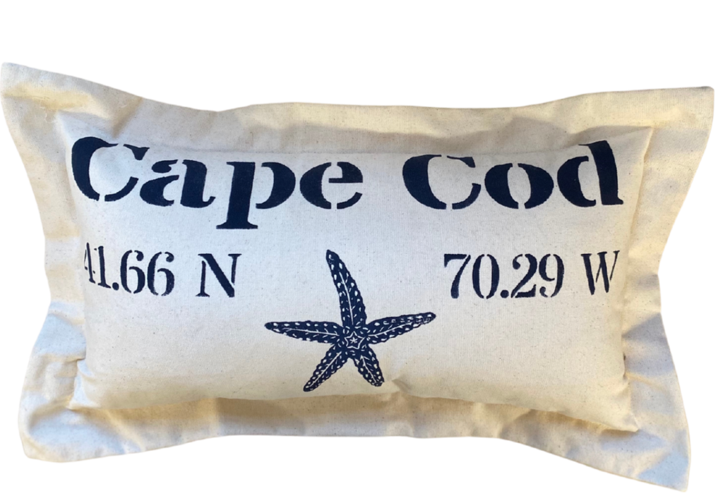Cape Cod Heavy Canvas Cotton Pillow