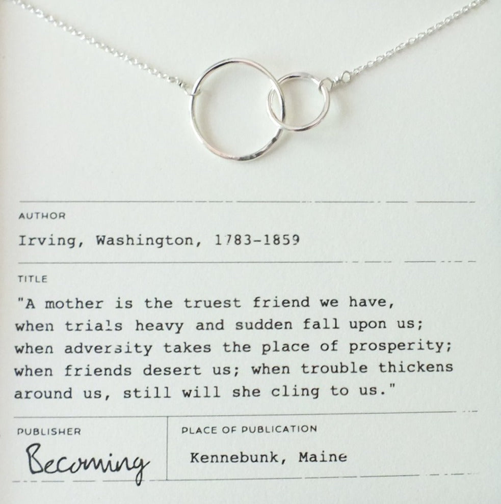 BCMING Necklace Mother Sterling