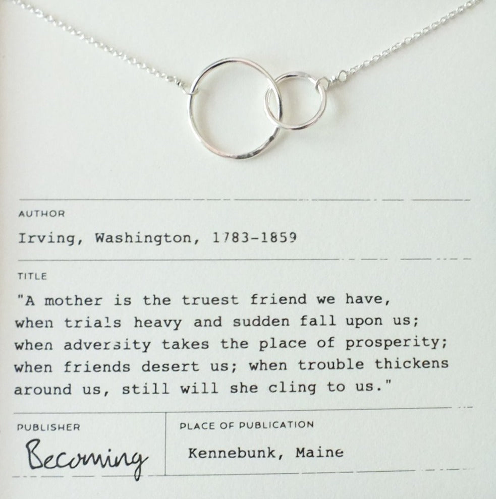 BCMING Necklace Mother Sterling
