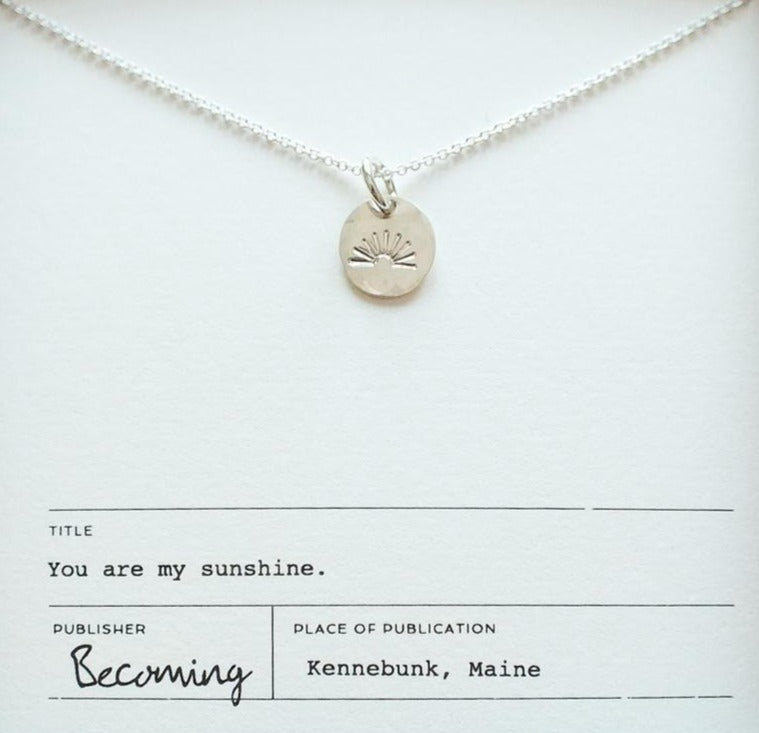 BCMING Necklace My Sunshine Sterling