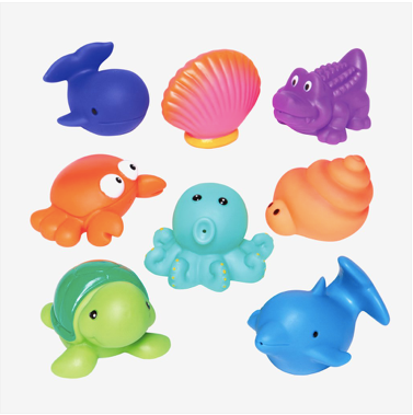 Sea Party Squirtie Baby Bath Toy