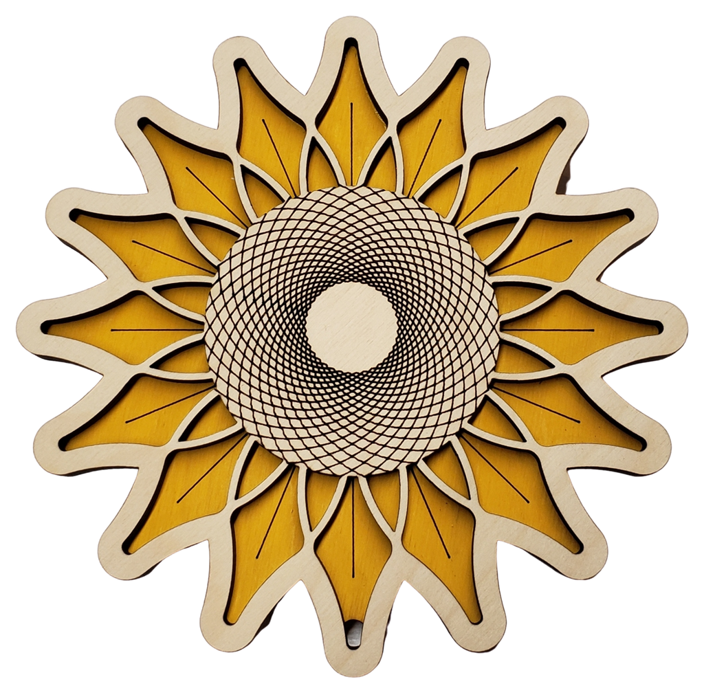Laser-Cut Wooden Trivet