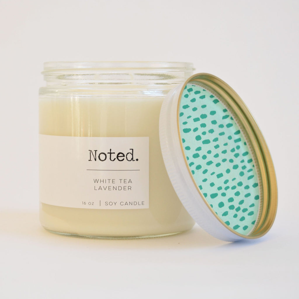 NOTED Candle Original 8 oz. White Tea Lavender
