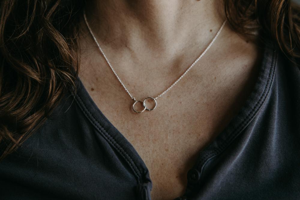 BCMING Necklace Intertwined Circles Sterling