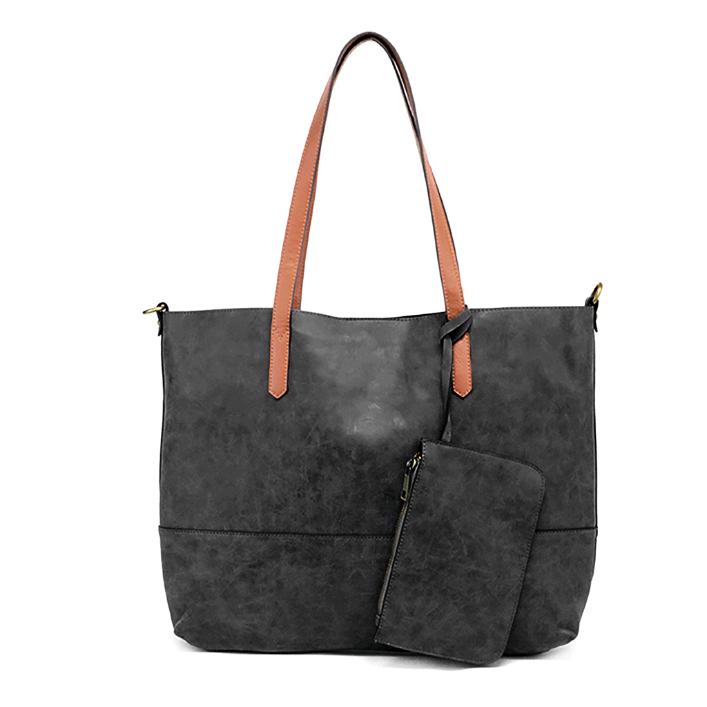 Brushed 2 in 1 Tote | Multiple Colors Available