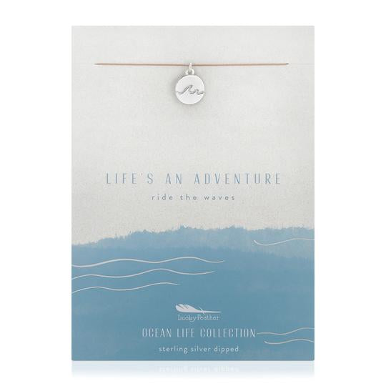 Ocean Life Waves Necklace