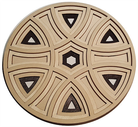 Laser-Cut Wooden Trivet