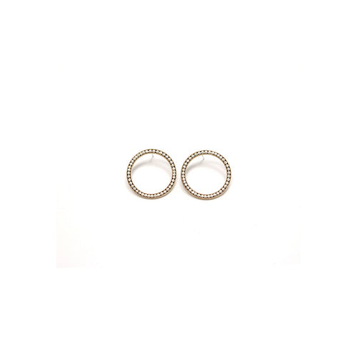 LT Earring Portside Hoop White